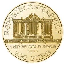 Zlatá investiční mince Wiener Philharmoniker 1 Oz